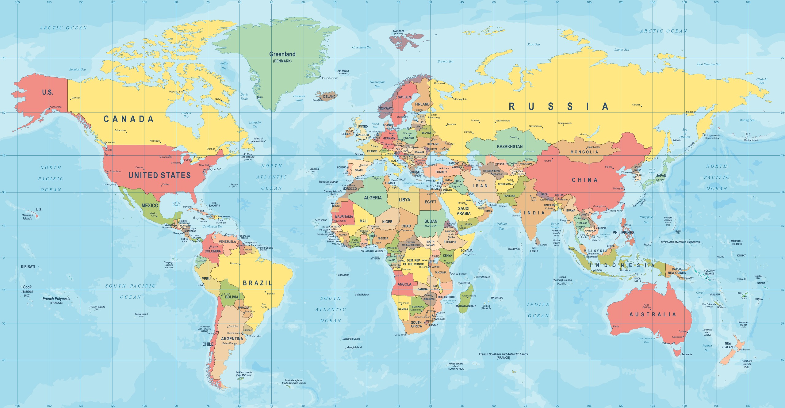 world map 2022